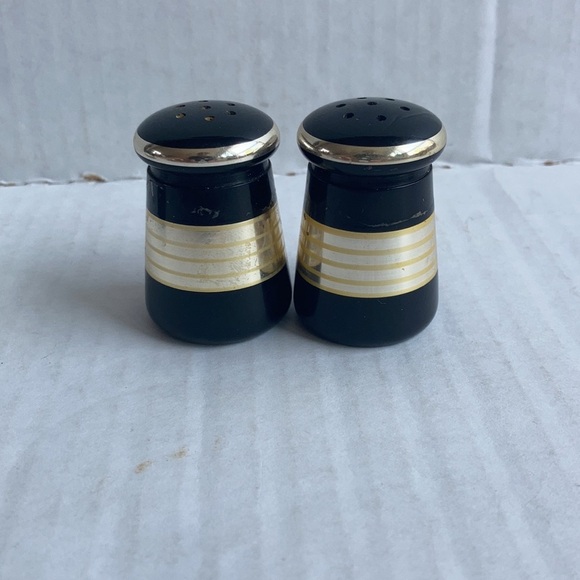 Vintage West Germany single service salt and pepper mustard condiments plate - Picture 6 of 16